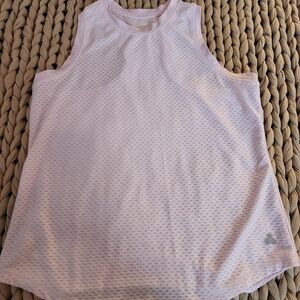 Light Purple Sleeveless Mesh Top